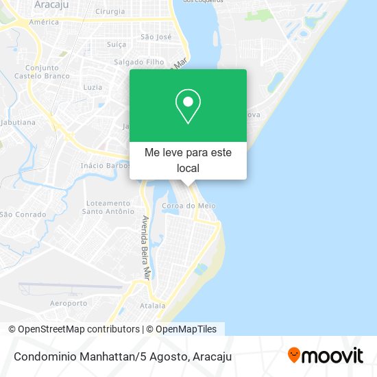 Condominio Manhattan/5 Agosto mapa