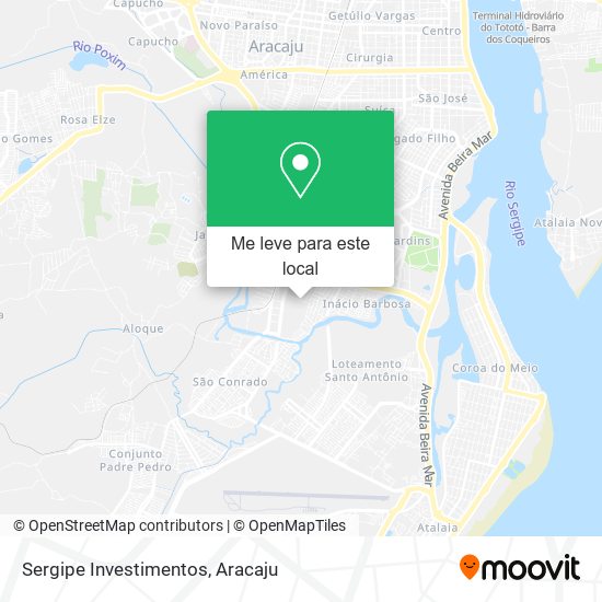 Sergipe Investimentos mapa