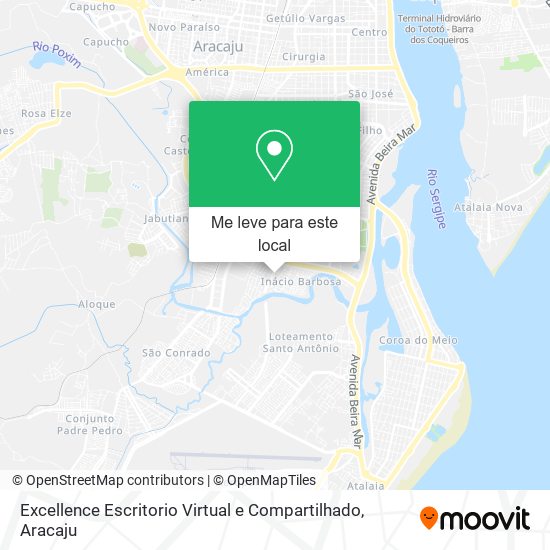 Excellence Escritorio Virtual e Compartilhado mapa
