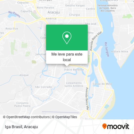 Iga Brasil mapa