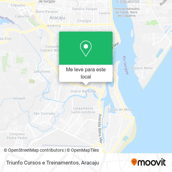 Triunfo Cursos e Treinamentos mapa