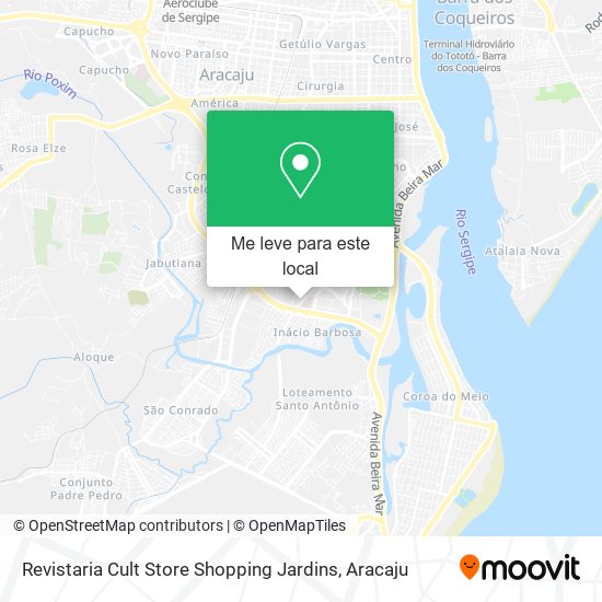 Revistaria Cult Store Shopping Jardins mapa