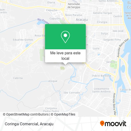 Coringa Comercial mapa