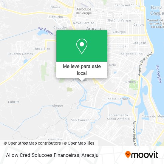 Allow Cred Solucoes Financeiras mapa