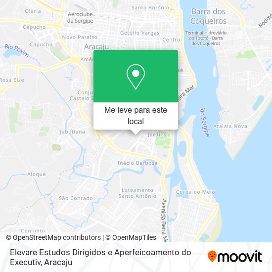 Elevare Estudos Dirigidos e Aperfeicoamento do Executiv mapa