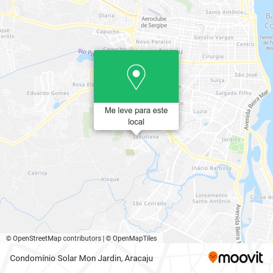 Condomínio Solar Mon Jardin mapa