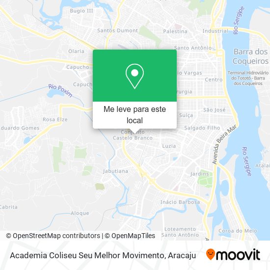 Academia Coliseu Seu Melhor Movimento mapa