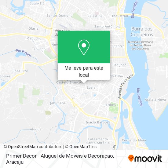 Primer Decor - Aluguel de Moveis e Decoraçao mapa
