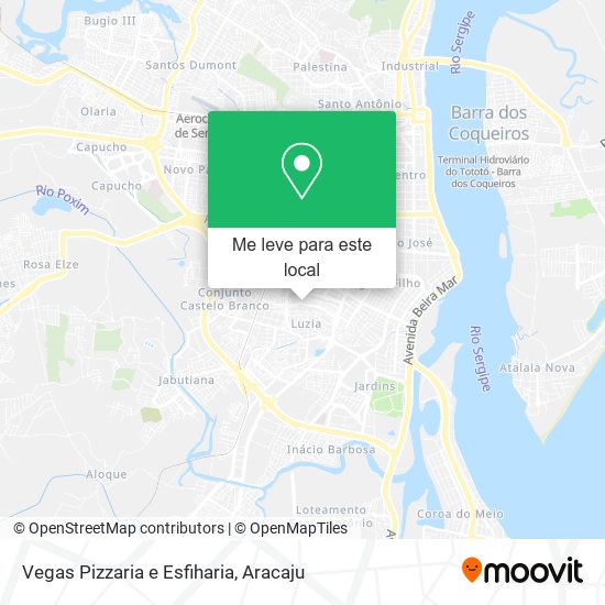 Vegas Pizzaria e Esfiharia mapa