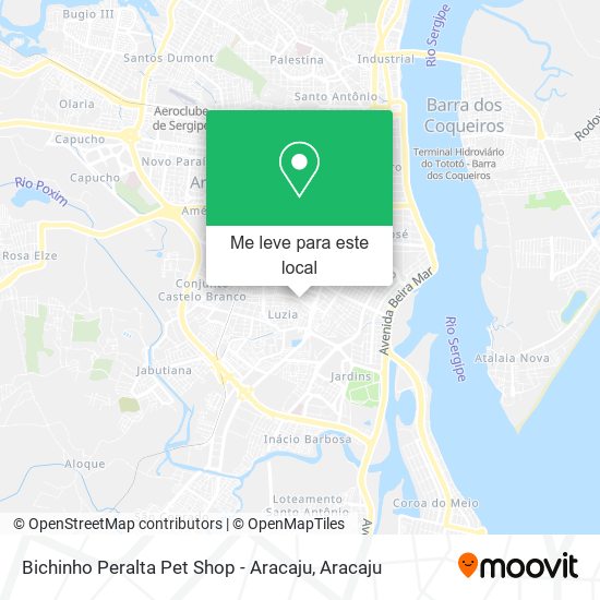 Bichinho Peralta Pet Shop - Aracaju mapa