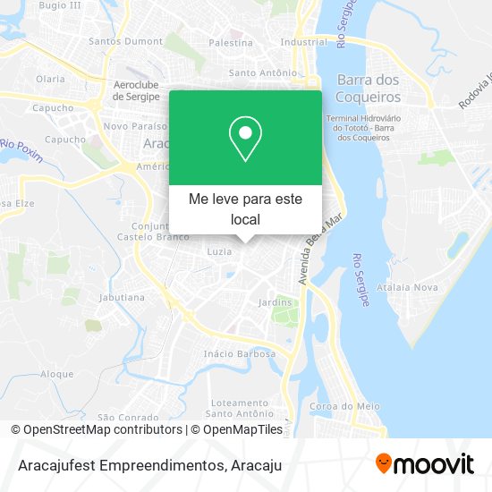 Aracajufest Empreendimentos mapa