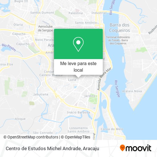 Centro de Estudos Michel Andrade mapa