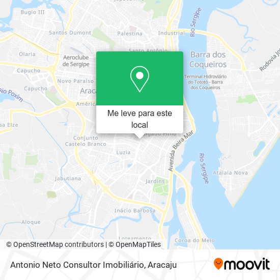Antonio Neto Consultor Imobiliário mapa