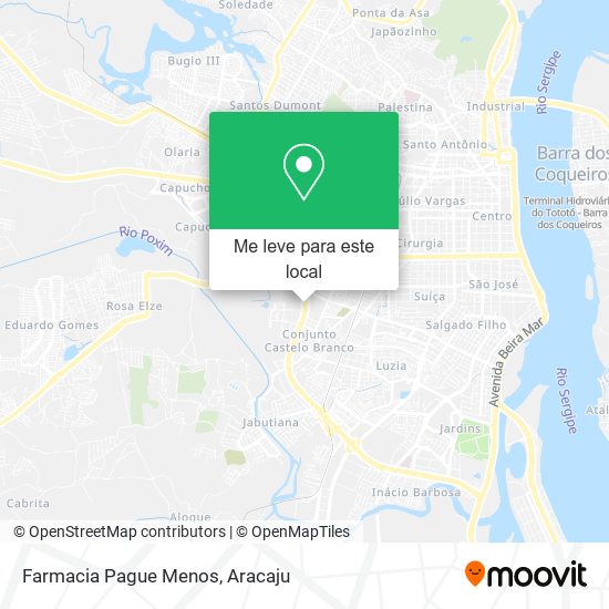 Farmacia Pague Menos mapa