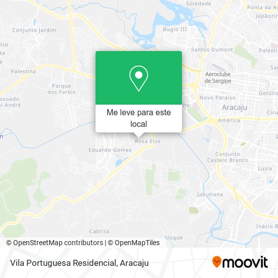 Vila Portuguesa Residencial mapa