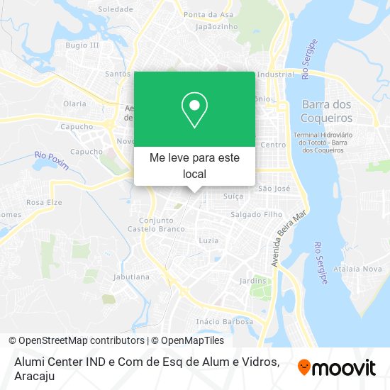 Alumi Center IND e Com de Esq de Alum e Vidros mapa