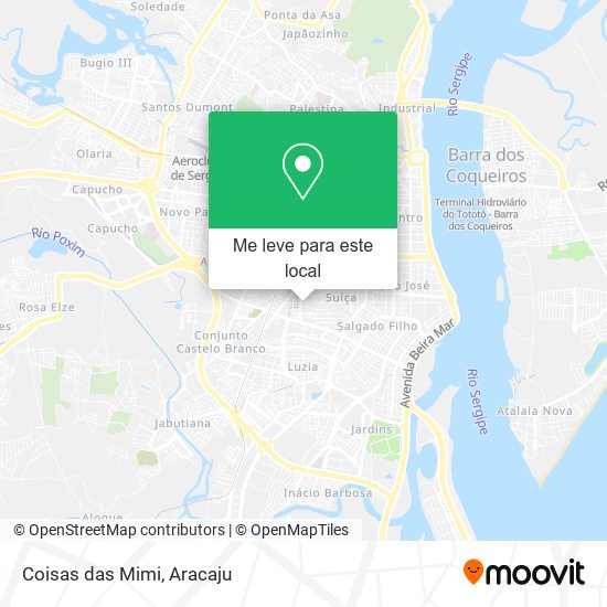 Coisas das Mimi mapa