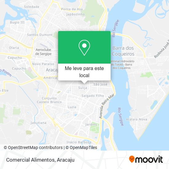 Comercial Alimentos mapa