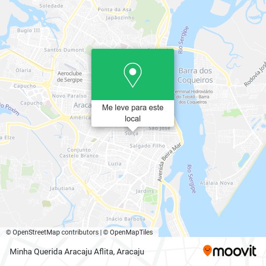 Minha Querida Aracaju Aflita mapa