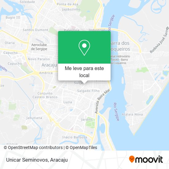 Unicar Seminovos mapa