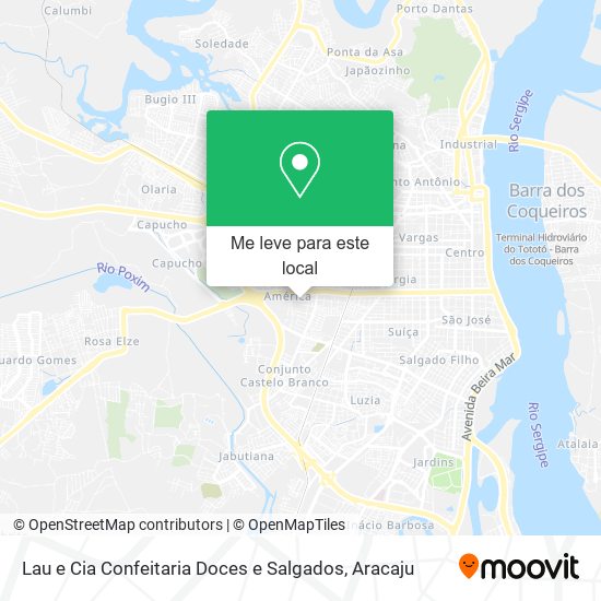 Lau e Cia Confeitaria Doces e Salgados mapa