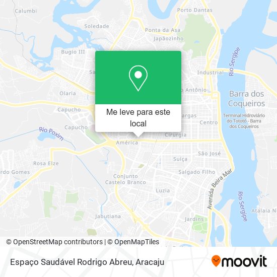 Espaço Saudável Rodrigo Abreu mapa