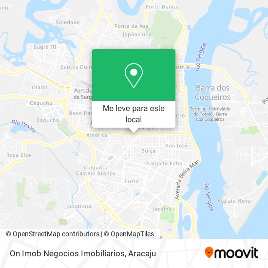 On Imob Negocios Imobiliarios mapa