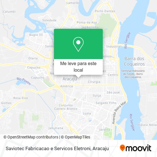 Saviotec Fabricacao e Servicos Eletroni mapa