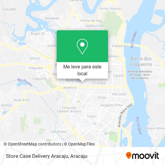 Store Case Delivery Aracaju mapa