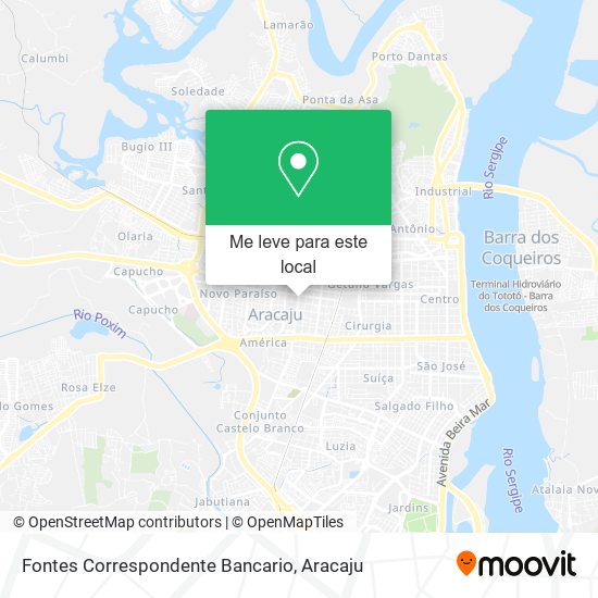 Fontes Correspondente Bancario mapa