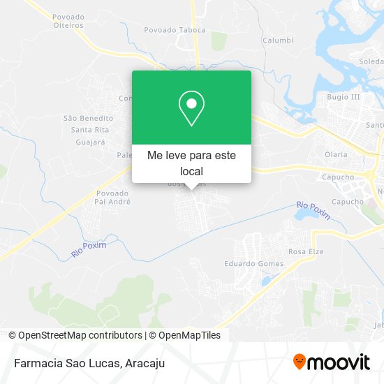 Farmacia Sao Lucas mapa