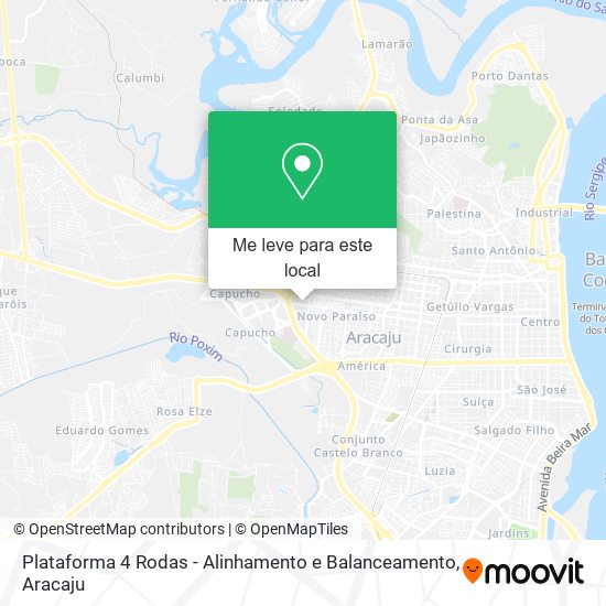 Plataforma 4 Rodas - Alinhamento e Balanceamento mapa