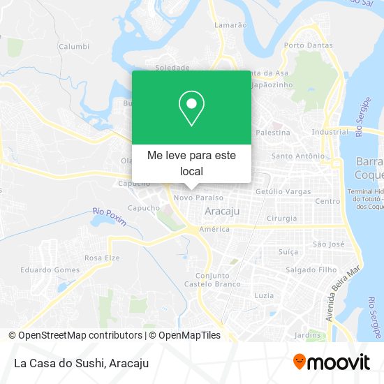 La Casa do Sushi mapa