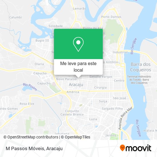 M Passos Móveis mapa