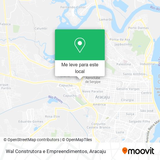 Wal Construtora e Empreendimentos mapa