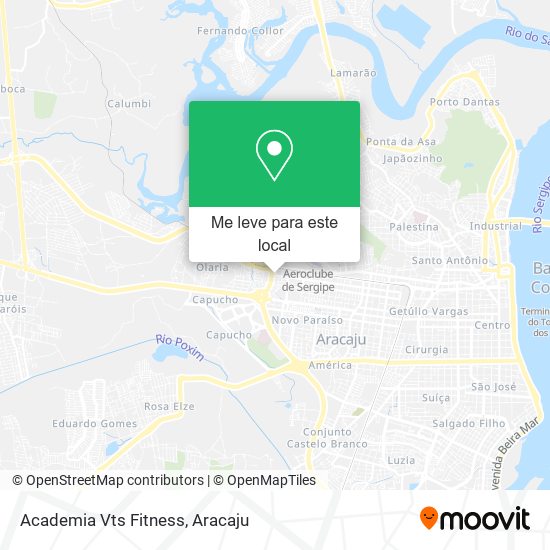 Academia Vts Fitness mapa