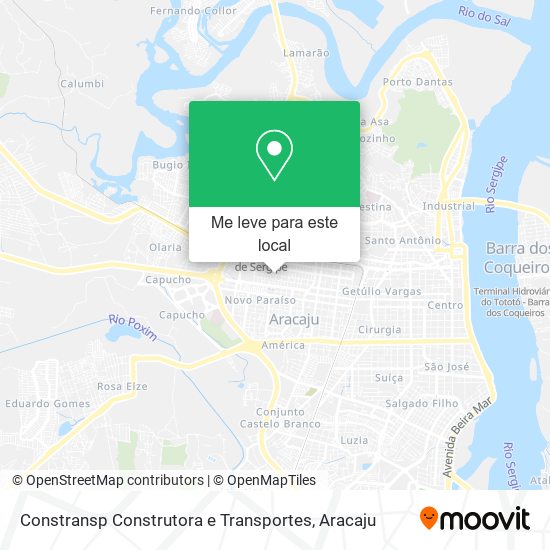 Constransp Construtora e Transportes mapa