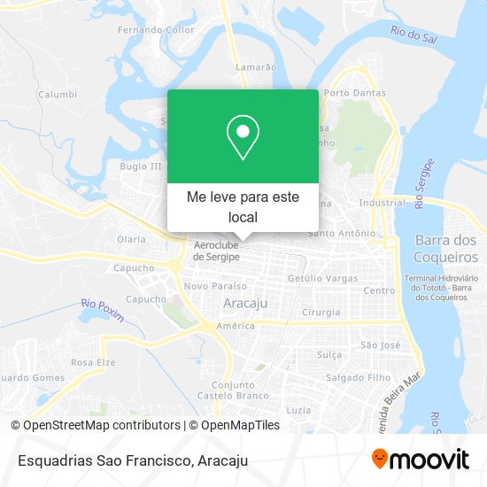 Esquadrias Sao Francisco mapa