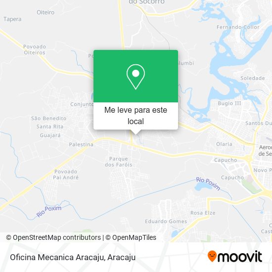 Oficina Mecanica Aracaju mapa