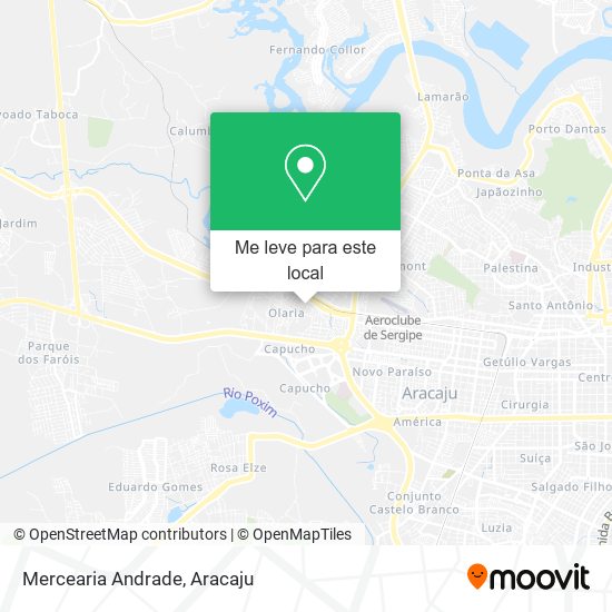 Mercearia Andrade mapa