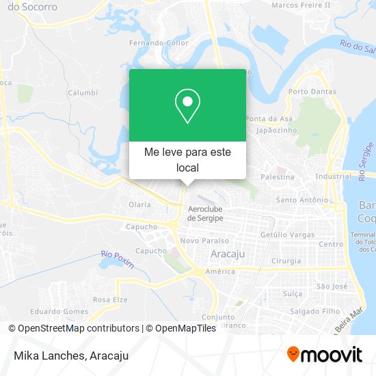 Mika Lanches mapa