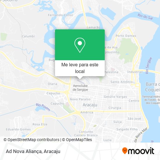 Ad Nova Aliança mapa