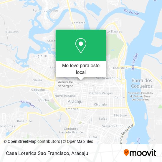 Casa Loterica Sao Francisco mapa