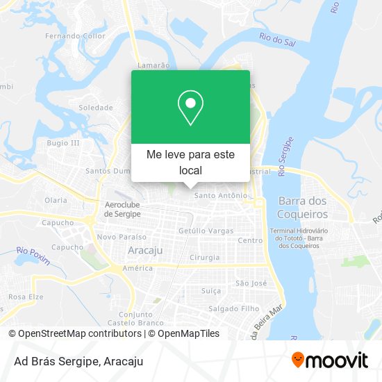 Ad Brás Sergipe mapa