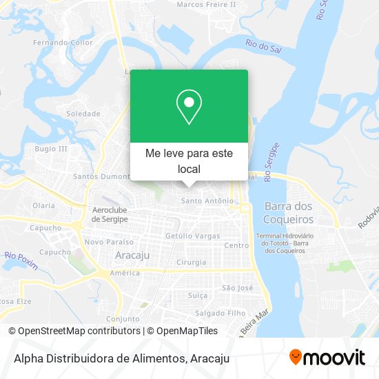 Alpha Distribuidora de Alimentos mapa