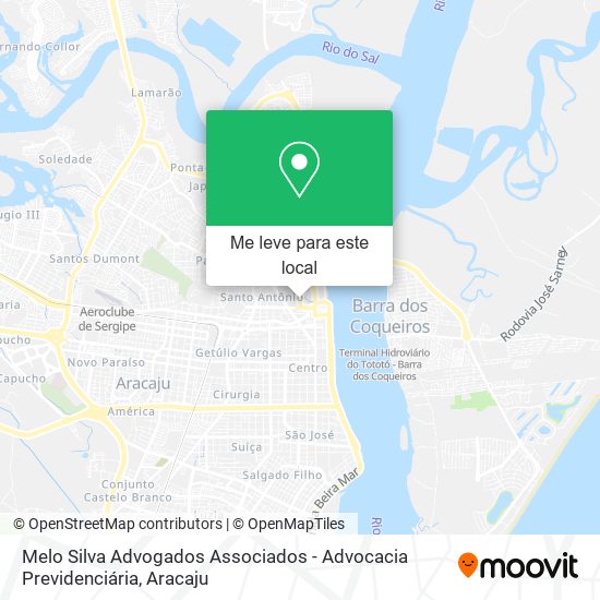 Melo Silva Advogados Associados - Advocacia Previdenciária mapa