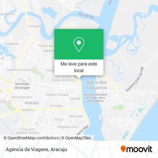 Agência de Viagens mapa