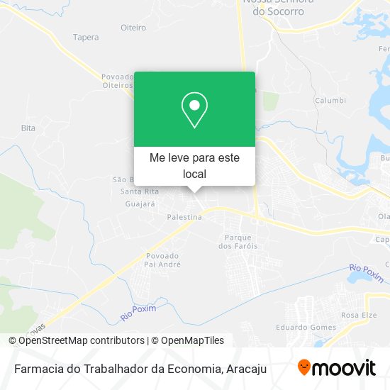 Farmacia do Trabalhador da Economia mapa