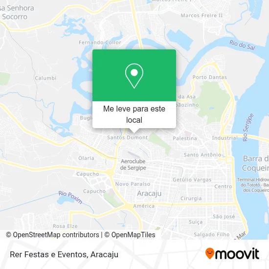 Rer Festas e Eventos mapa