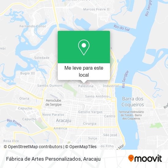 Fábrica de Artes Personalizados mapa